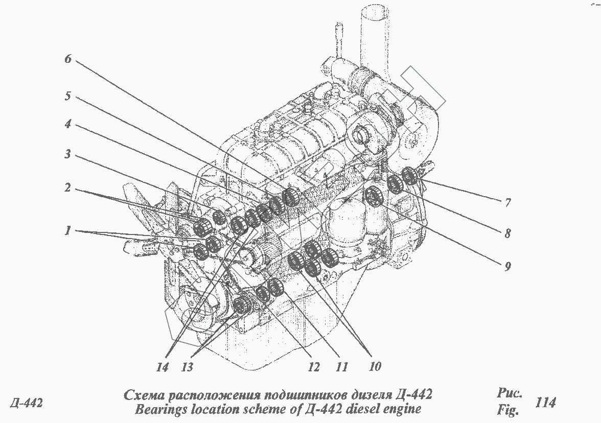 Схема шкива вариатора верхнего ЖКС 01.630 Нива СК-5М